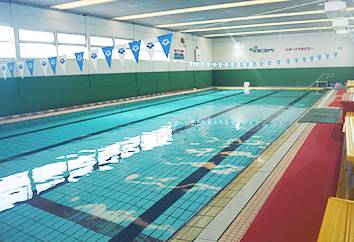 25m × 4レーン　水深120cm｜京田辺市にあるスイミング・体操教室、KSCタナベスポーツアカデミー